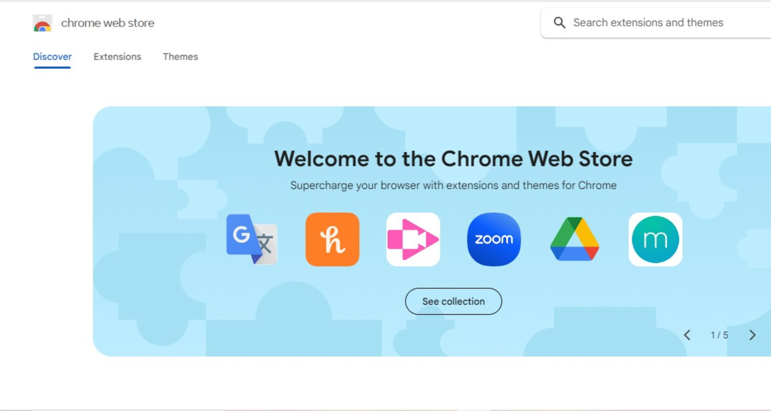 Google Chrome store