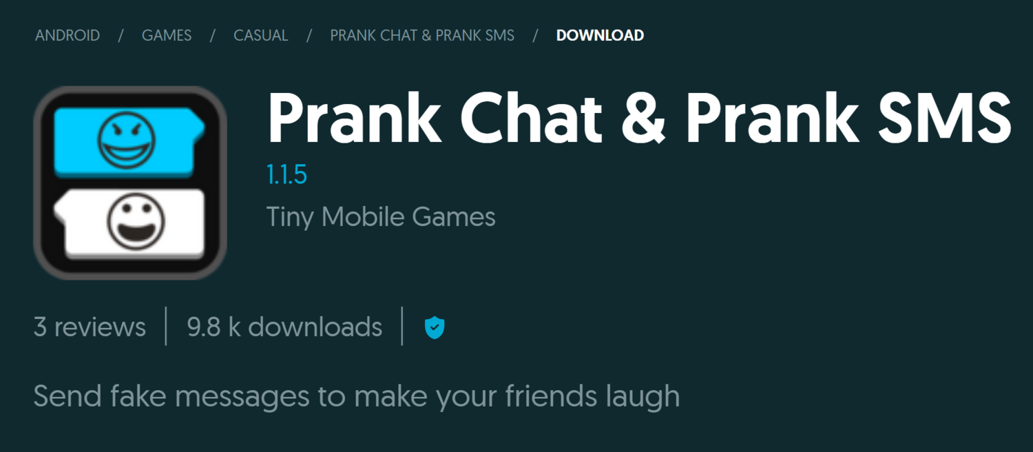 prank chat and prank sms