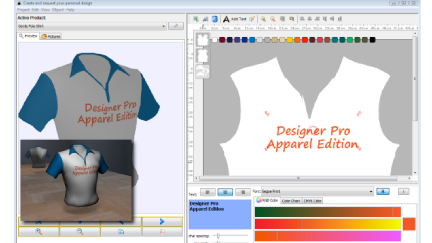 designer pro apparel edition