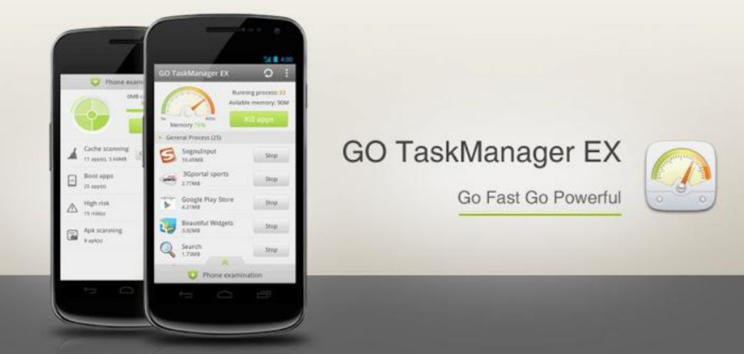 go cleaner and task manager