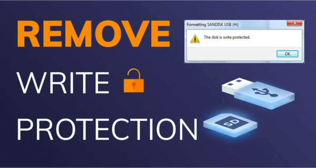 How to Format Write Protected USB Disk Drive and SD Card