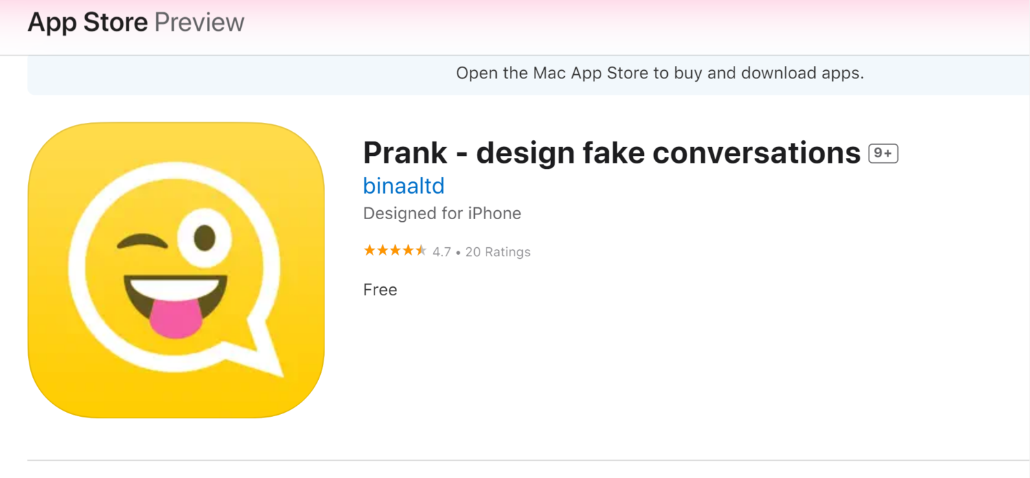 Prank – Fake conversations 