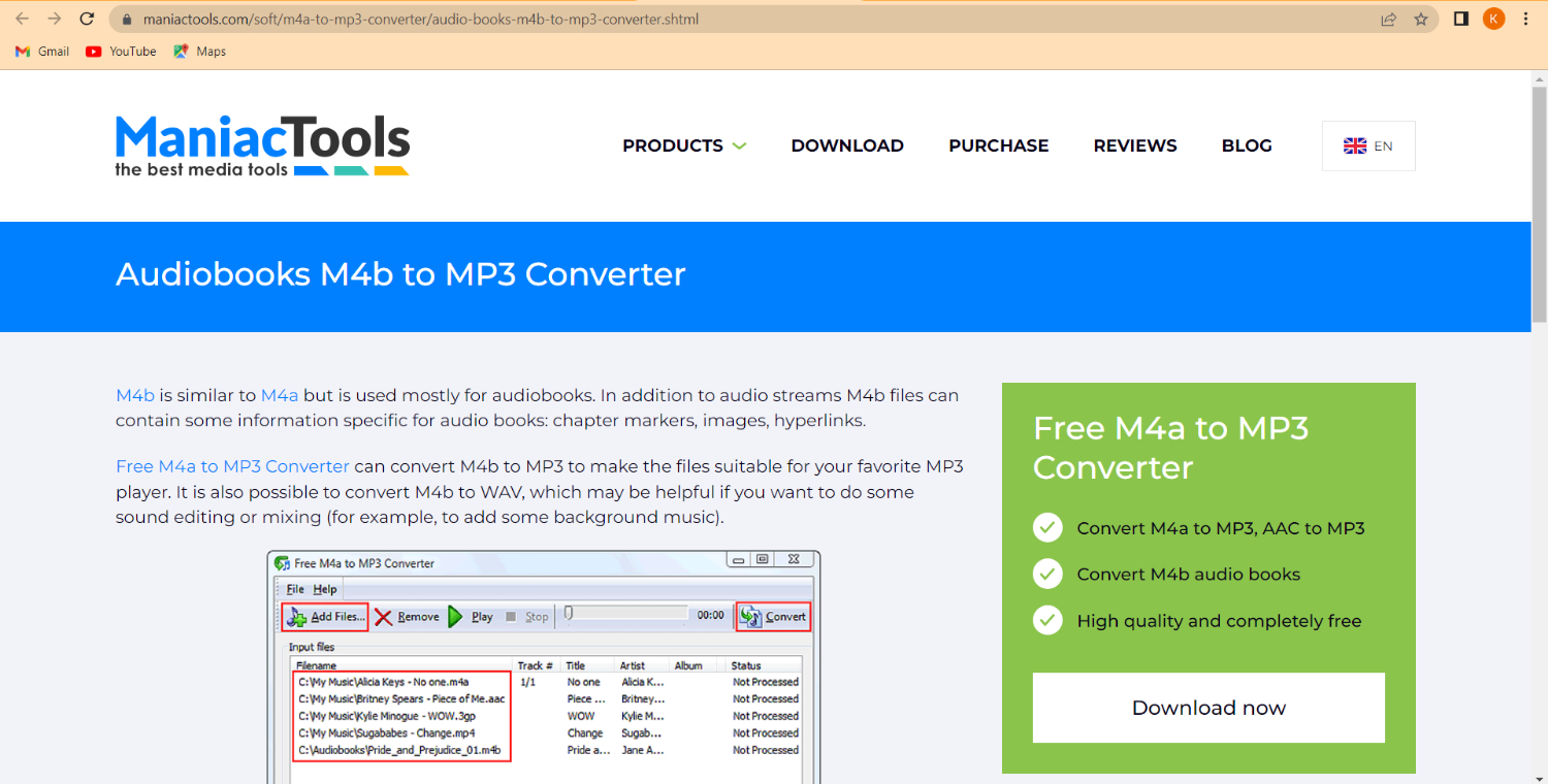free M4b to MP3 converter
