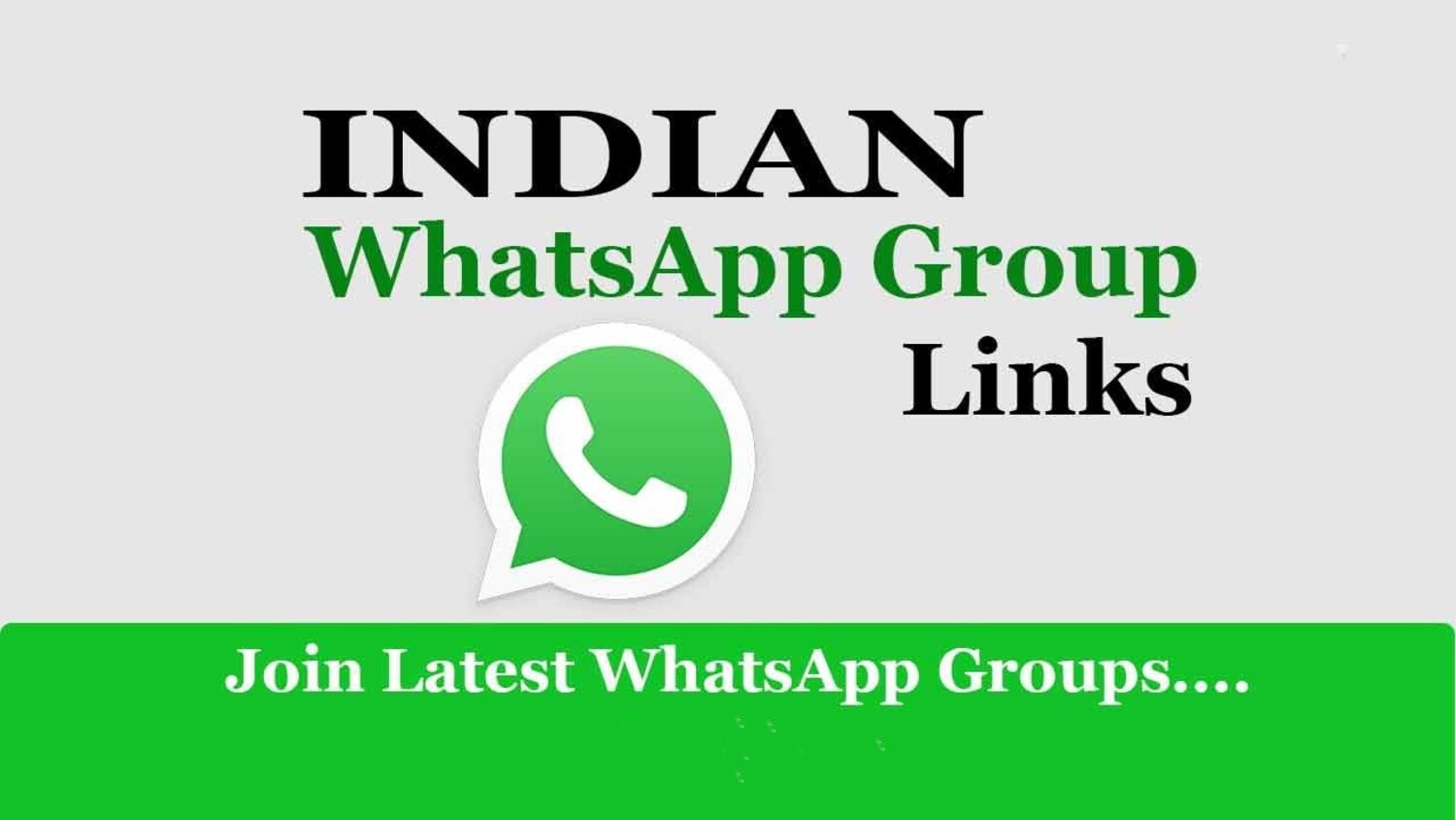 Indian WhatsApp Group Links