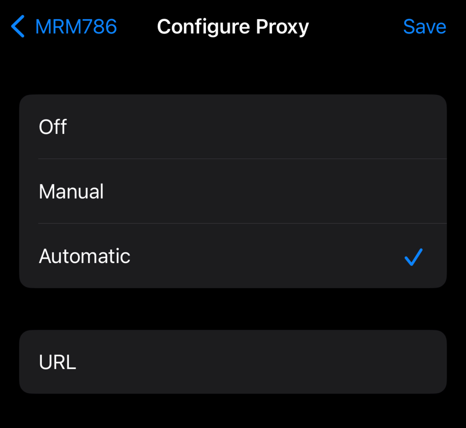 disable proxy in cellular settings