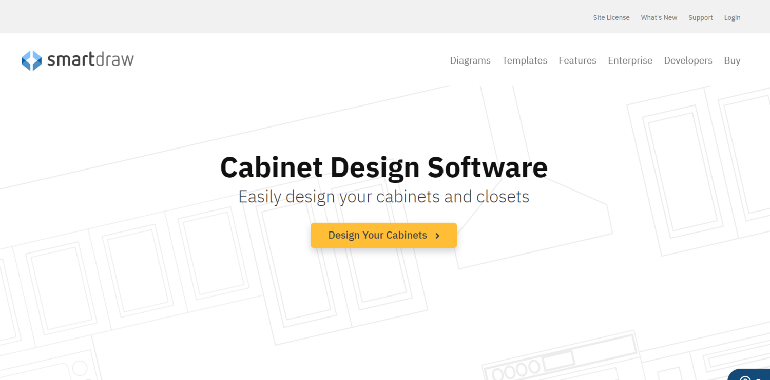 free cabinet design software-smartdraw