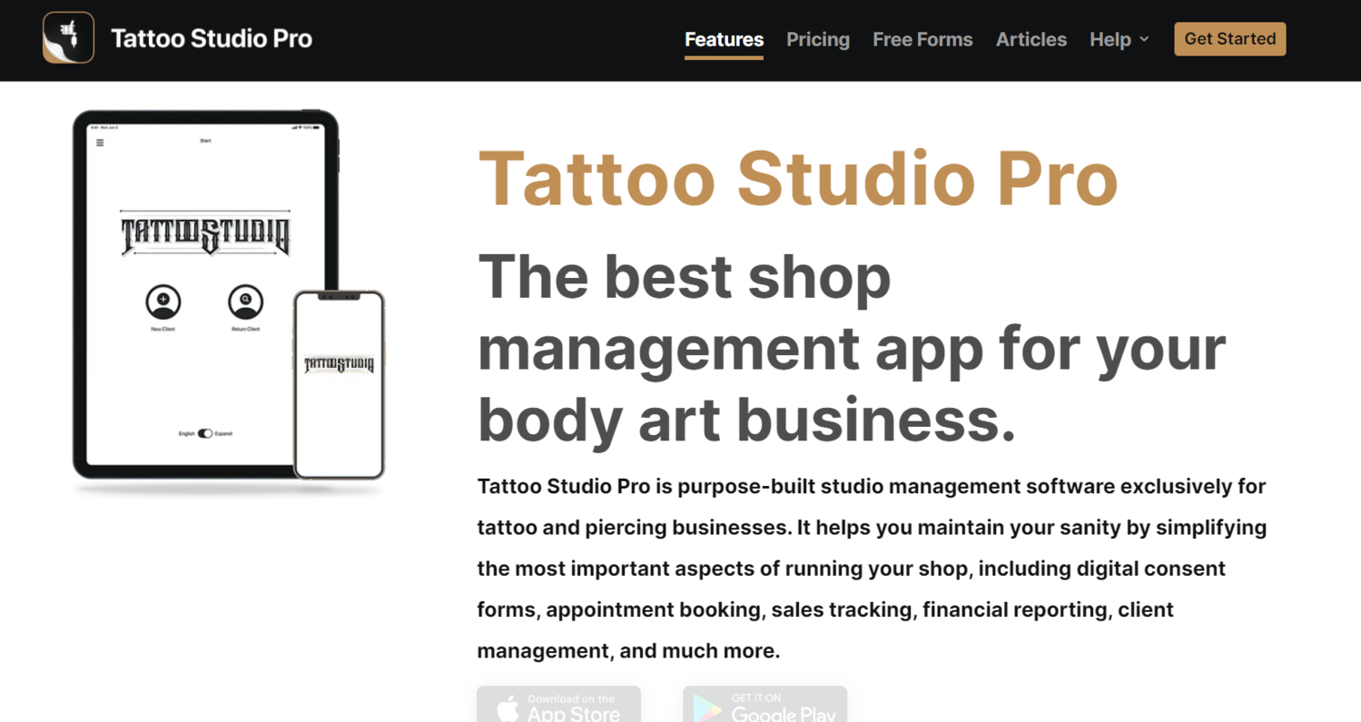tattoo studio pro
