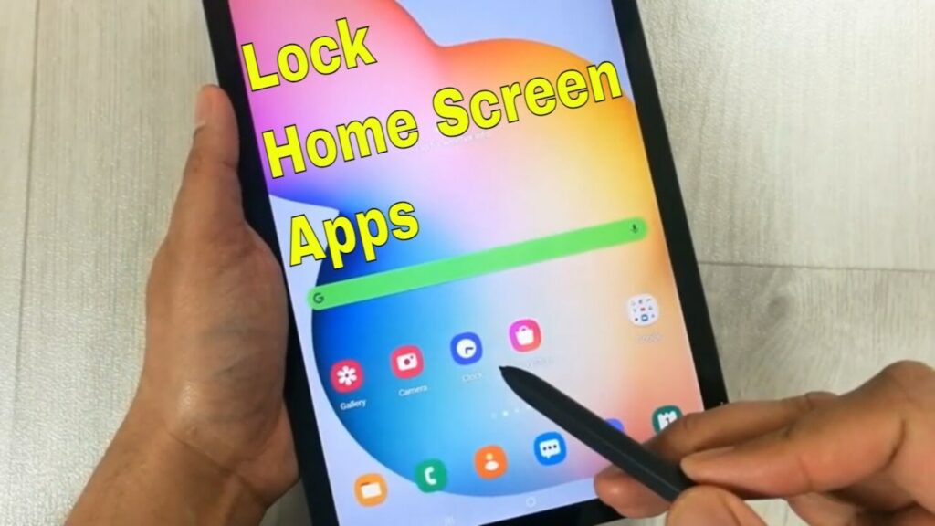 Lock Apps on Home Screen