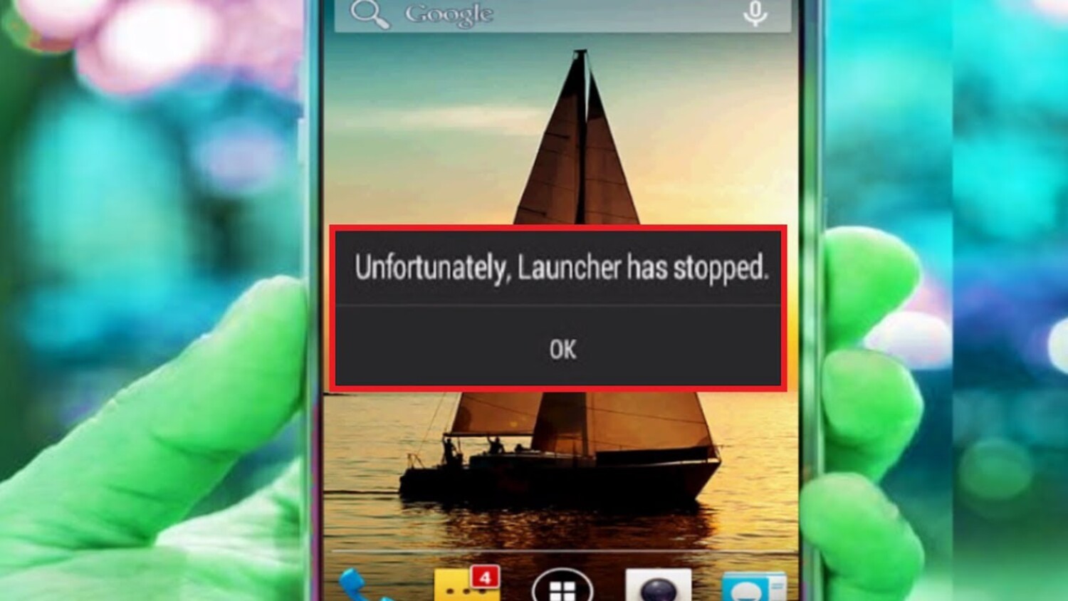 Unfortunately launcher has stopped