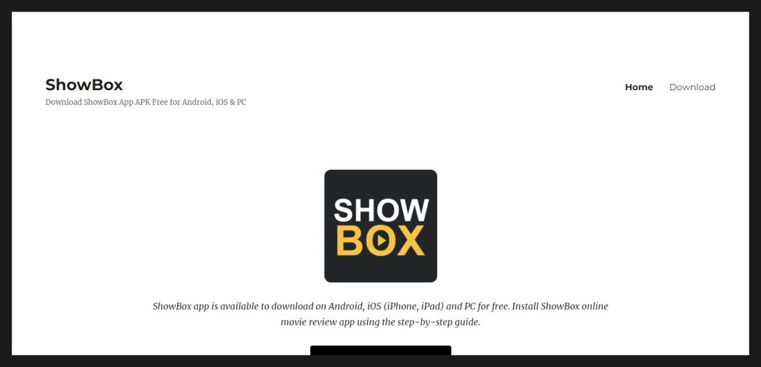 After opening Showbox, you will see that it has a beginner-friendly interface that’s easy to navigate. 