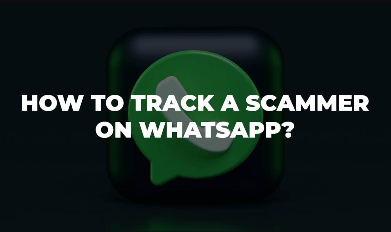 track scammer on whatsapp
