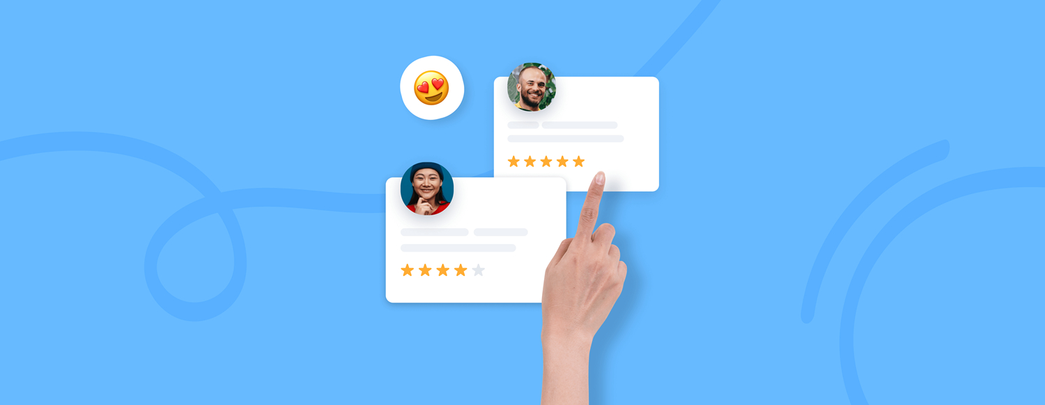 user ratings and reviews