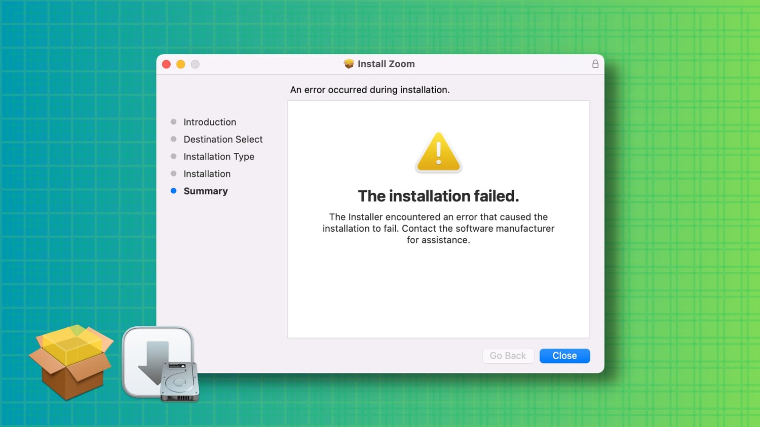 app installation failed