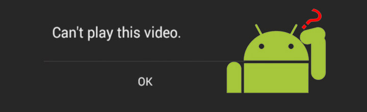 can't play video