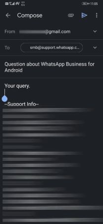email whatsapp