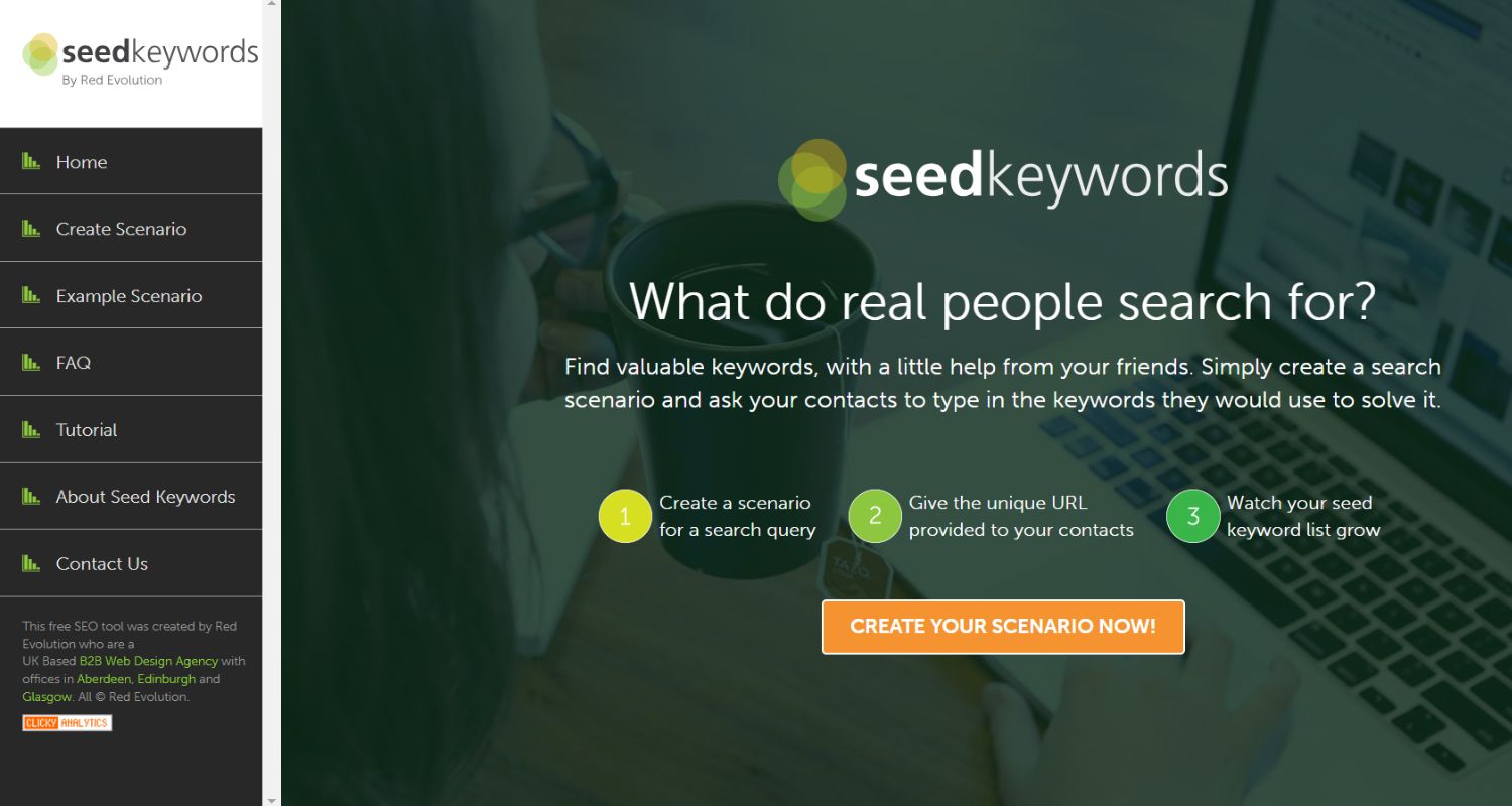seedkeywords website