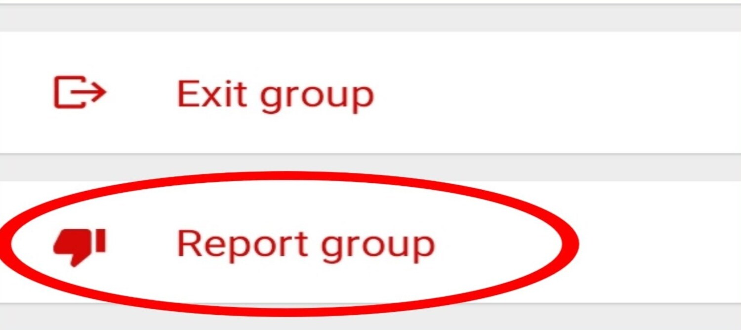 report group whatsapp